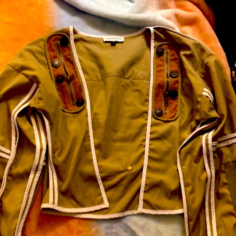 Amber Holic jacket with corset style top. 2 pc. Size:sm